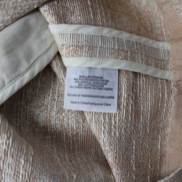 Tory Burch Jillian Ivory Embellished jeweled women's Tunic Top sz 6 - Picture 11 of 14